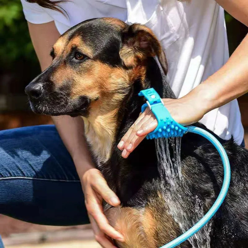 AquaPet Spa - Mangueira de Banho e Massageador para Cães e Gatos